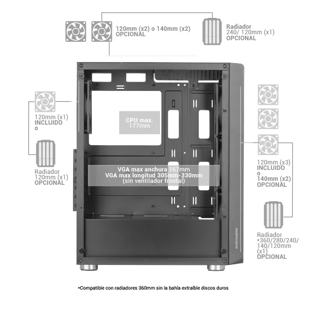 SEMITORRE PROFESIONAL MC-3000