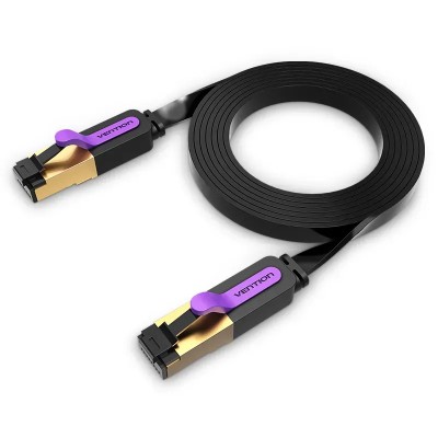 Cable de Red RJ45 STP Vention ICABL Cat.7/ 10m/ Negro