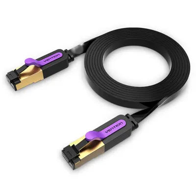 Cable de Red RJ45 STP Vention ICABN Cat.7/ 15m/ Negro