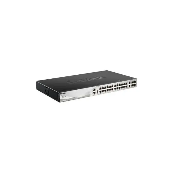 SWITCH GESTIONABLE L3 D-Link STACKABLE DGS-3130-30TS/SI 24P GIGA + 2P 10G + 4P 10G SFP+