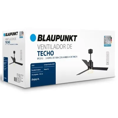 Ventilador de Techo Blaupunkt BP2012/ 65W/ 3 Aspas 132cm