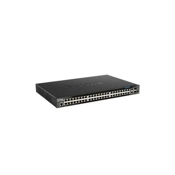 SWITCH GESTIONABLE D-Link L3 STAKABLE DGS-1520-52MP/E 44P GIGA POE (370W)+ 4P 2.5GIGA POE+ 2P 10G + 2P 10G SFP