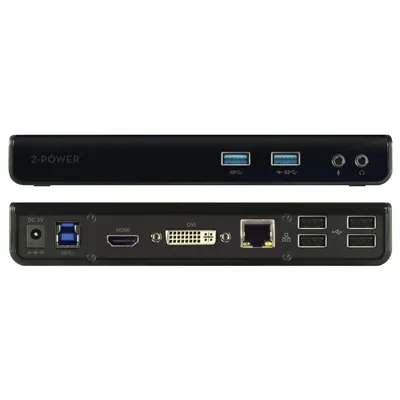 Docking USB 3.0 2-Power DOC0101A/ 1xHDMI/ / 1xDVI/ 6xUSB/