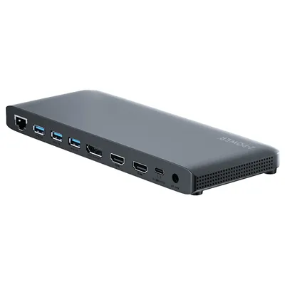 Docking USB Tipo-C 2-Power DOC0117A/ 4xUSB/ 1xUSB Tipo-C PD/