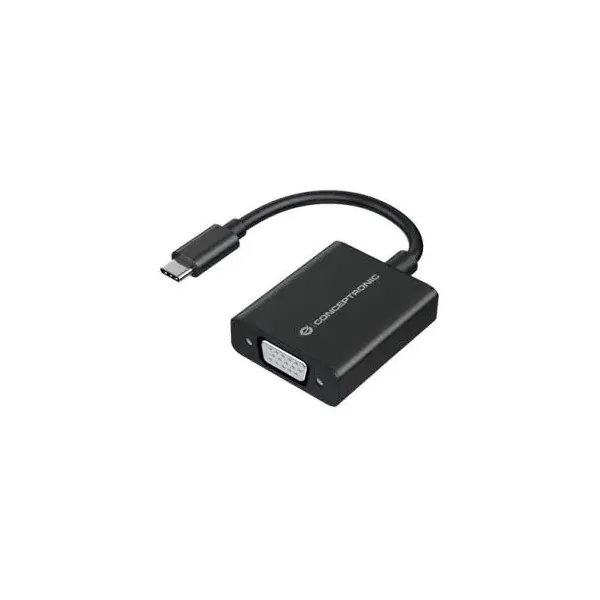 ADAPTADOR USB-C MACHO A VGA HEMBRA 1080P CONCEPTRONIC ABBY05B