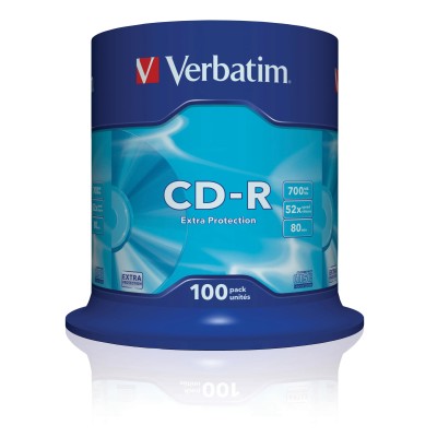 CD-R Verbatim Datalife 52X/ Tarrina-100uds