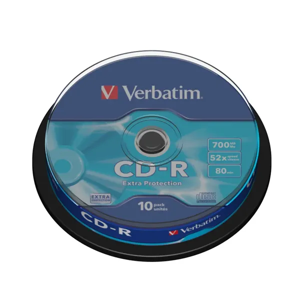 CD-R Verbatim Datalife 52X/ Tarrina-10uds