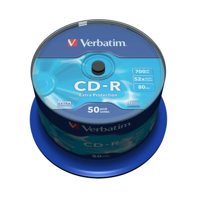 CD-R Verbatim Datalife 52X/ Tarrina-50uds