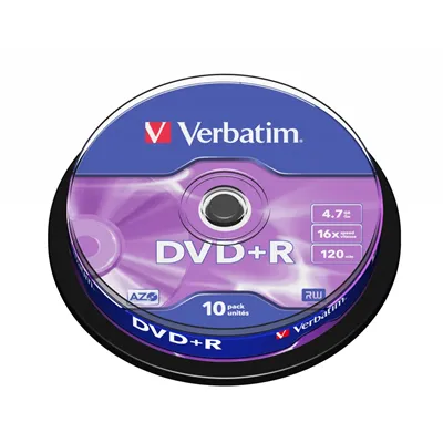 DVD+R Verbatim Advanced AZO 16X/ Tarrina-10uds