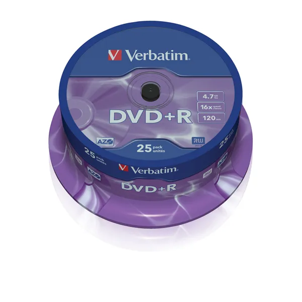 DVD+R Verbatim Advanced AZO 16X/ Tarrina-25uds