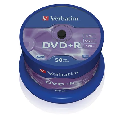 DVD+R Verbatim Advanced AZO 16X/ Tarrina-50uds