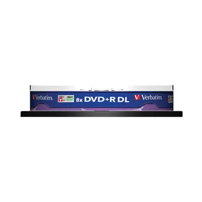 DVD+R Doble Capa Verbatim Advanced AZO 8X/ Tarrina-10uds