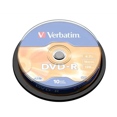 DVD-R Verbatim Advanced AZO 16X/ Tarrina-10uds