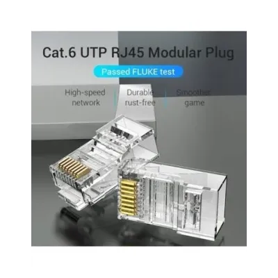 Conector RJ45 IDDR0-100/ Cat.6 UTP/ 100 uds