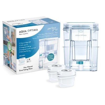 Depósito de Agua Filtrada Aqua Optima WD1000/ 8.2L/ Incluye 2