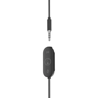 Headset Logitech Zone Wired Earbuds Graphite Usb /usb-c / Jack