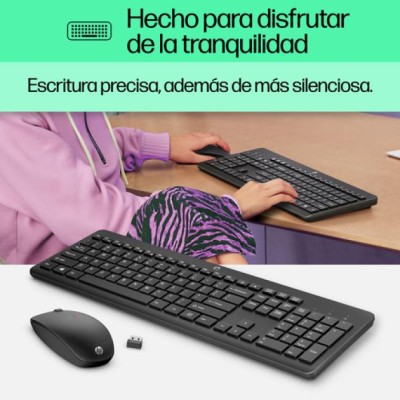 Teclado y Ratón Inalámbricos HP 230/ Negro