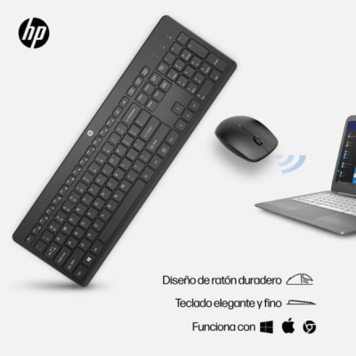 Teclado y Ratón Inalámbricos HP 230/ Negro