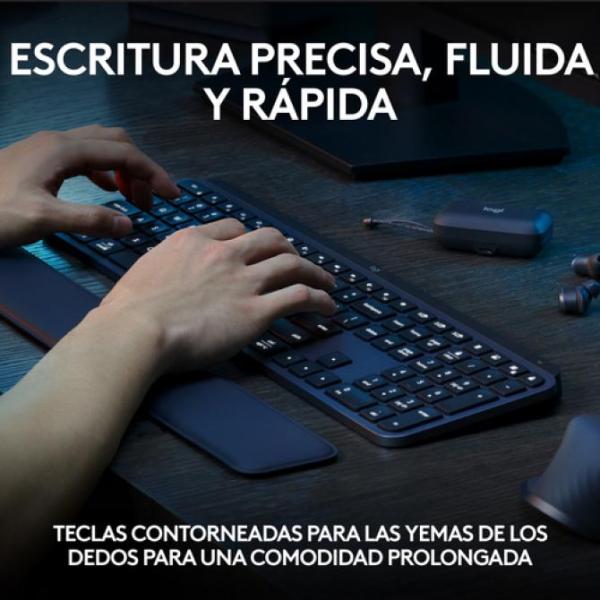 Teclado Logitech Mx Keys S Wireless Color Grafito P/n:920-011577