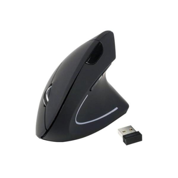 Mouse Equip Wireless Ergo 5 Botones 1600dpi Equip Life Color Negro