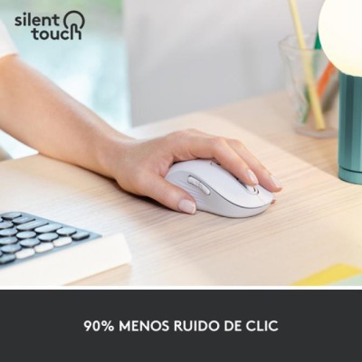 Mouse Logitech Wireless Signature M650 L Para Zurdos Color