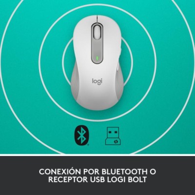 Mouse Logitech Wireless Signature M650 L Para Zurdos Color