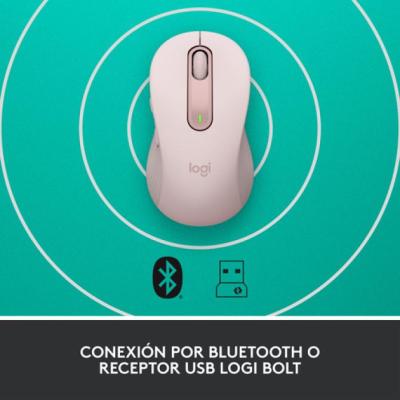 Mouse Logitech Wireless Signature M650 L Color Rosa P/n: