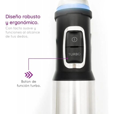 Batidora de mano Grunkel MP-1500 Titan XL/ 1500W/ Capacidad 800L