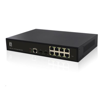 Switch Level One Gestionable L2 8p 10/100/1000 + 2p Gigabit