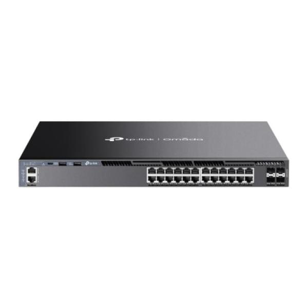 Switch Gestionable L3 Tp-link Sg6428x 24p Gigabit Con 4 Slots Sfp+ 10g Puerto De Consola Rj45/usb-c Rack 1u 19"