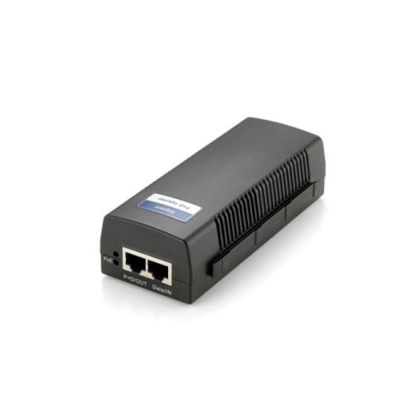 Poe Injector Adapter Gigabit Level One Pasa Datos Y Alimentacion Por El Mismo Cable Hasta 100m