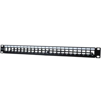 Patch Panel Phasak PA 3424/ 24 Puertos/ Cat.6/ Altura 1U/