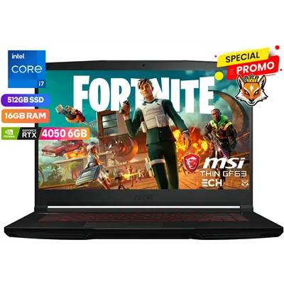 MSI Thin GF63 12VE-010XES Intel Core i7-12650H 16GB 512GB SSD