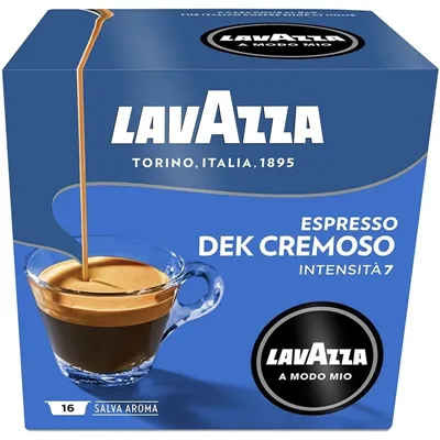 Cápsula Lavazza Cremosamente Dek para cafeteras A Modo Mio/