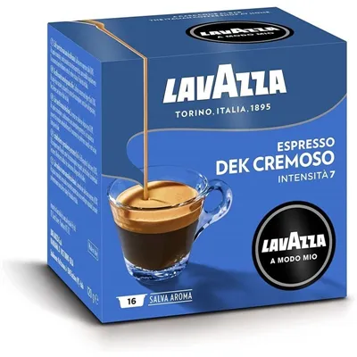 Cápsula Lavazza Cremosamente Dek para cafeteras A Modo Mio/