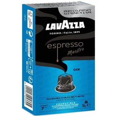 Cápsula Lavazza Espresso Maestro Dek Descafeinado para