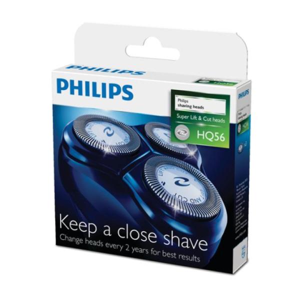 Cabezal De Recambio Afeitadora Philips Hq56/50 Pack De 3 Cuchillas