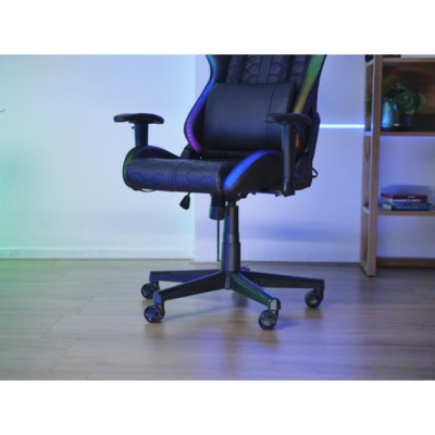 Silla Gamer Trust Gxt 716 Rizza Rgb Led Gaming Giratoria 360