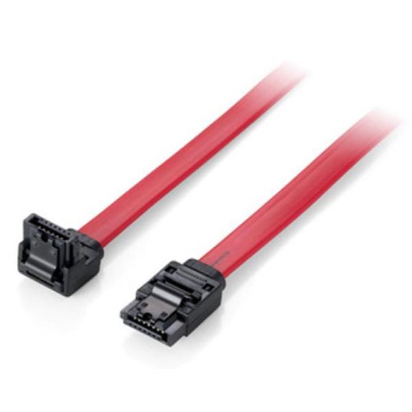 Cable Serial Ata Iii Equip Acodado 0.5m Con Clip De Seguridad 111902