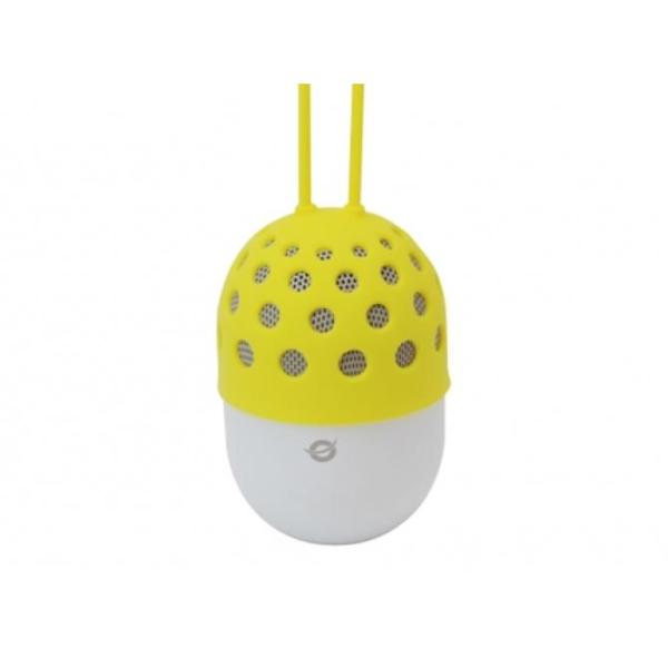 Altavoz Bluetooth Portable Conceptronic Con Luz Led Cspkbtwphly Color Amarillo