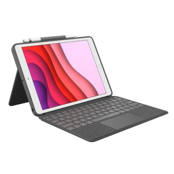 Teclado Bluetooth Funda Logitech Combo Touch Retroiluminado Para Ipad 7/8/9 Generacion P/n: 920-009627