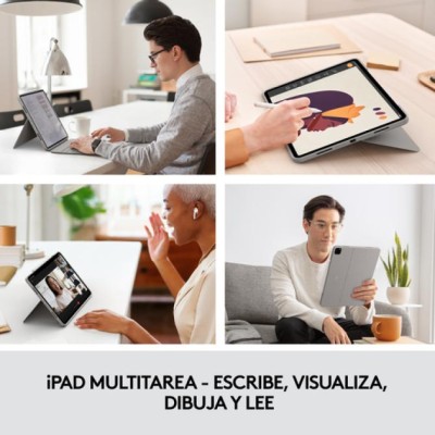 Teclado Bluetooth Funda Logitech Combo Pro Ipad Pro