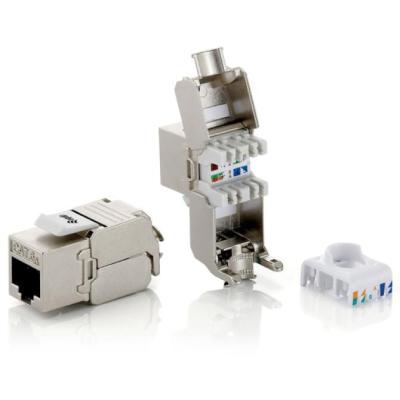 Kit 8 Uds Conector Hembra Rj45 Sftp Cat6a Keystone Tool Free