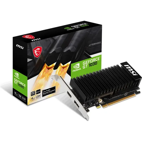 MSI Geforce GT 1030 LP 4GB OC DDR4 Perfil bajo