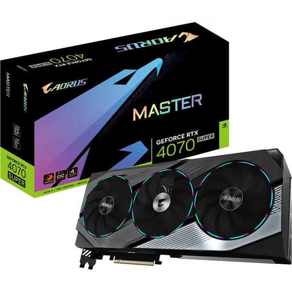 Gigabyte AORUS GeForce RTX 4070 SUPER MASTER 12GB GDDR6X DLSS3