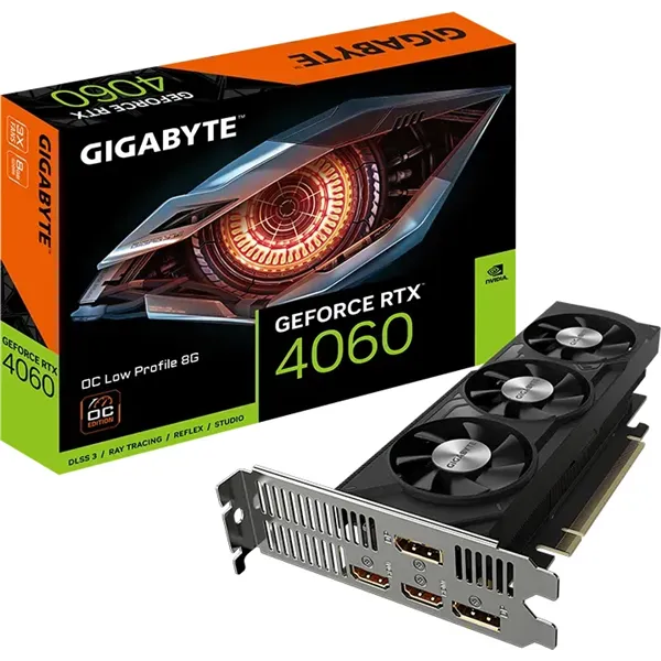 Gigabyte GeForce RTX 4060 OC 8GB Perfil bajo GDDR6