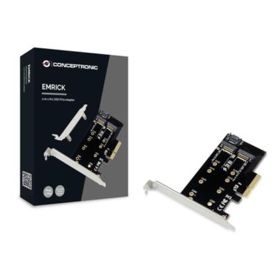 Controladora Pcie Conceptronic Emrick04b Pcie X4 2 Puertos Ssd