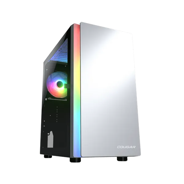 Cougar Purity RGB Blanca Caja Micro ATX Lateral magnetico con Cristal Templado