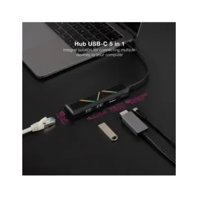 Docking USB Tipo-C Nanocable 10.16.0501/ 2xUSB/ 1xUSB Tipo-C