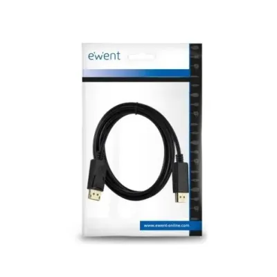 Ewent cable displayport 4K @ 60hz, a/a awg28, 1mt